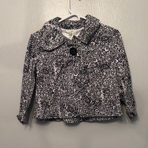 LAPIS (s) Stylish Black and White Kids Jacket